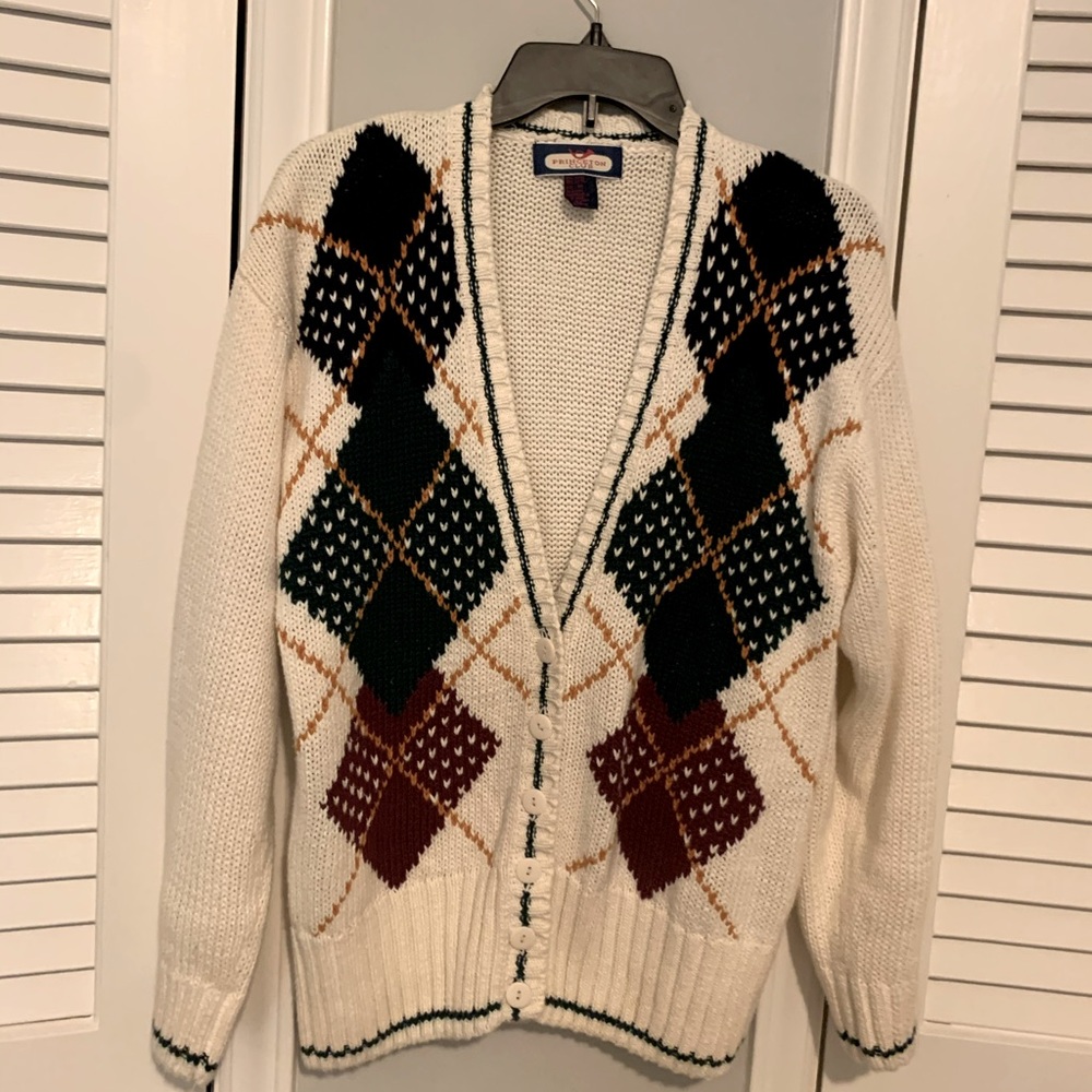 VINTAGE Argyle Sweater